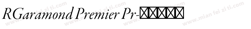 RGaramond Premier Pr字体转换